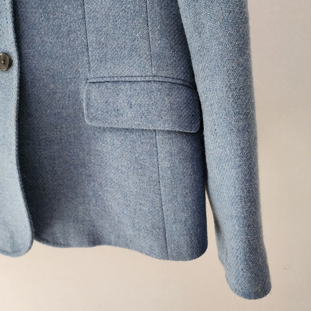 Lands' End Light Blue Blazer sz 10 - Picture 13 of 15